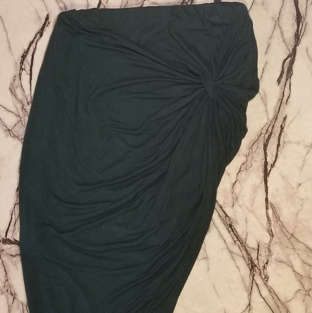 Asymmetrical Ruched Skirt